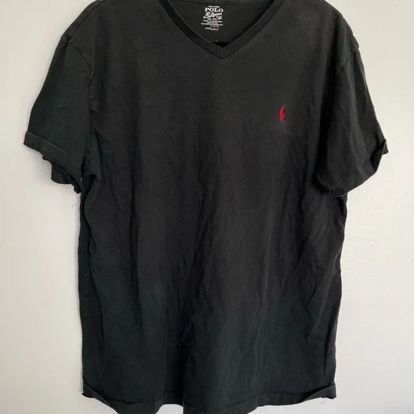 Polo V Neck Tee - Picture 1 of 3